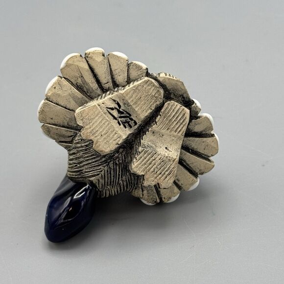 Vtg Artesania Rinconada Pelican Figurine Uruguay Signed Animal Pottery 3" Bird - Picture 9 of 9